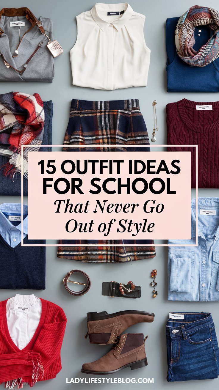 15 Outfit Ideas for School That Never Go Out of Style