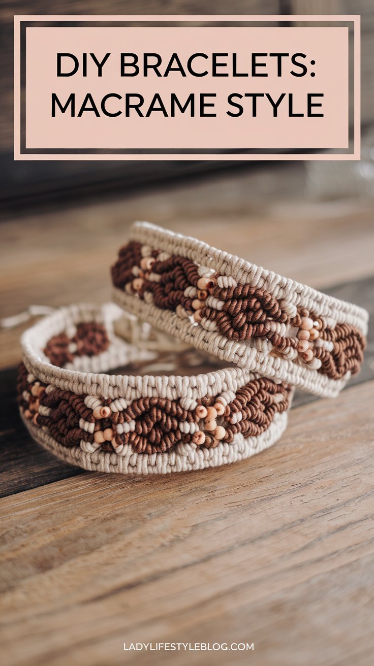 DIY Bracelets Macrame Style