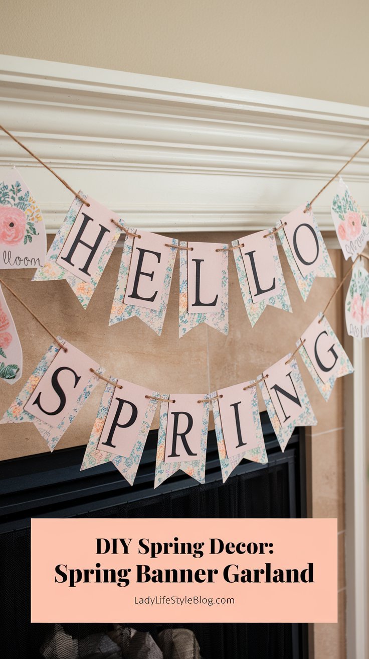 DIY Spring Decorations for Spring