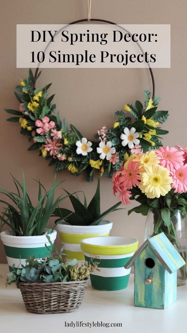 DIY Spring Decor 10 Simple Projects