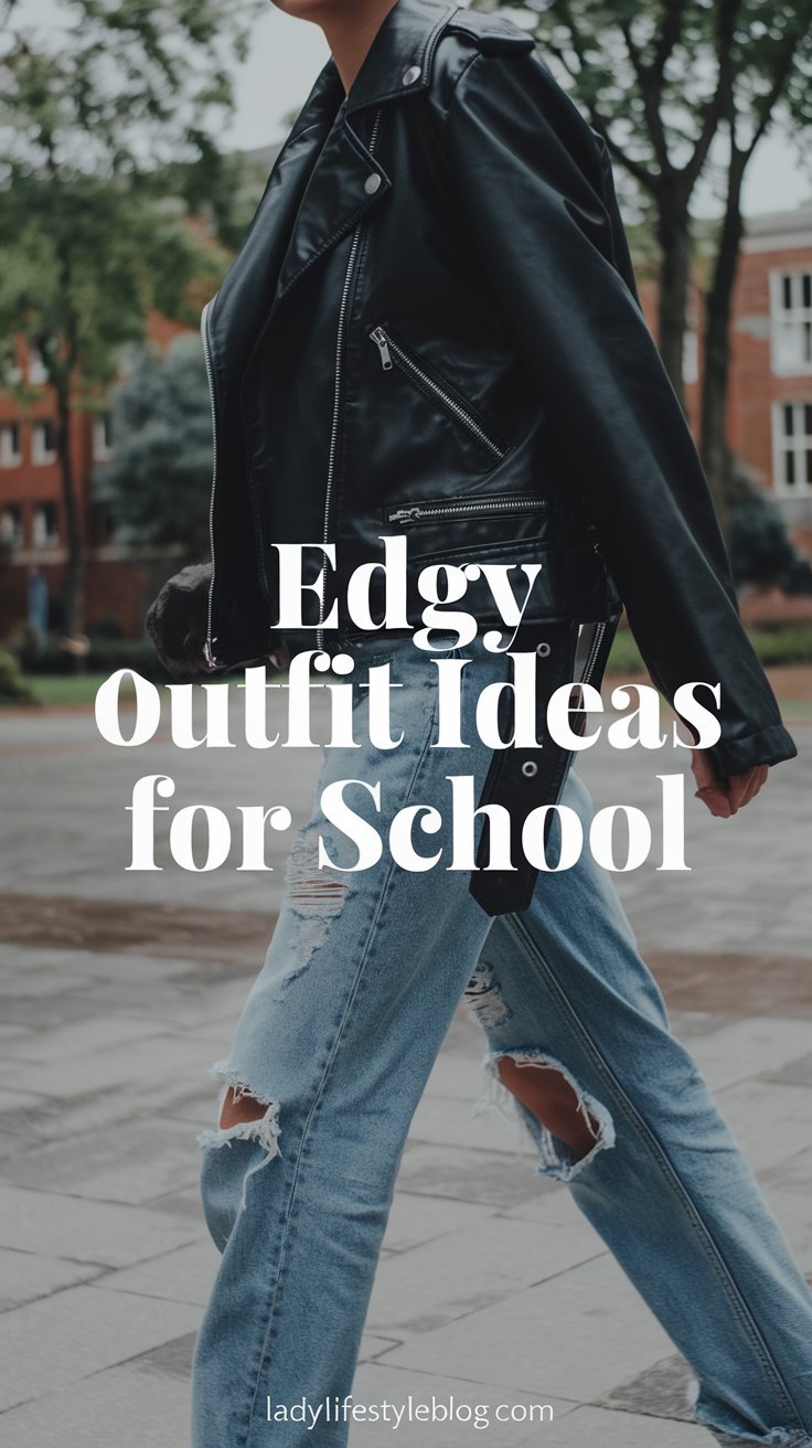 Edgy Outfit Ideas for School