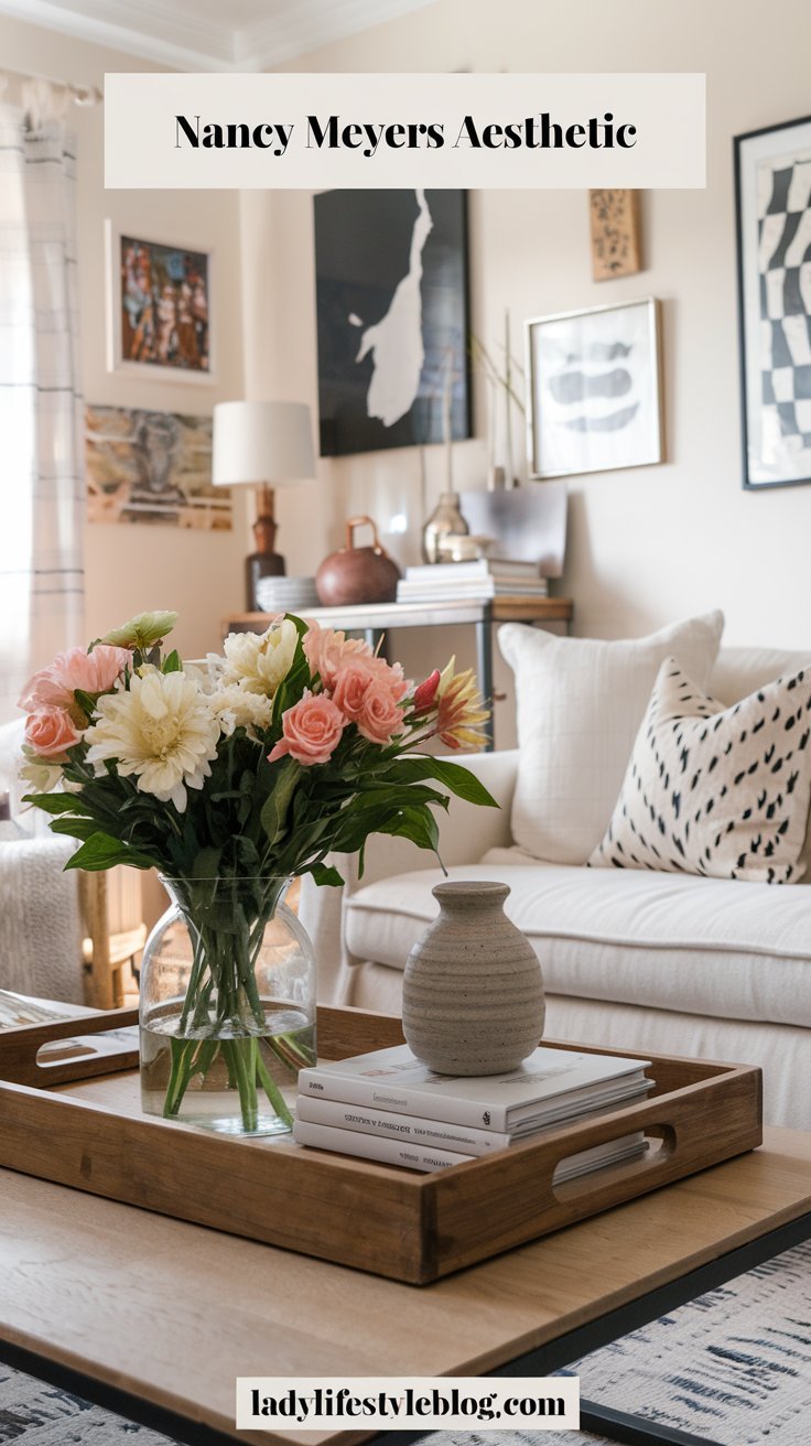 How to Bring the Nancy Meyers Aesthetic into Your Living Room