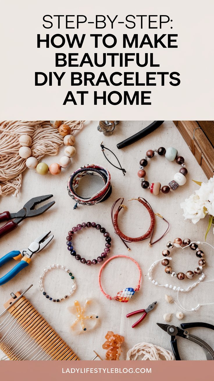 How to Make Beautiful DIY Bracelets at Home