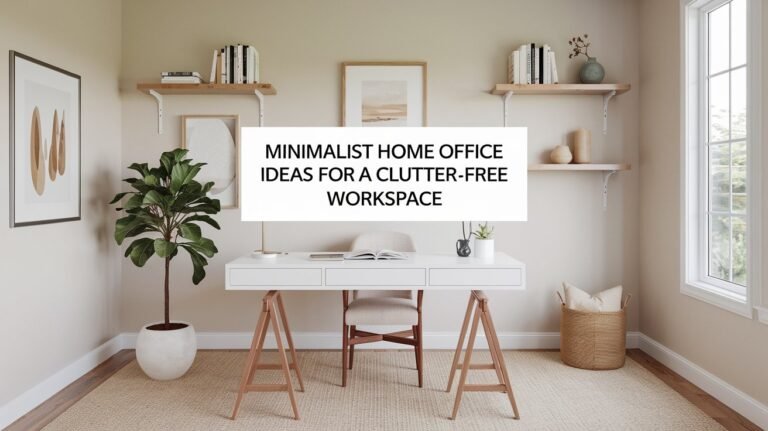 Minimalist Home Office Ideas for a Clutter-Free Workspace Blog