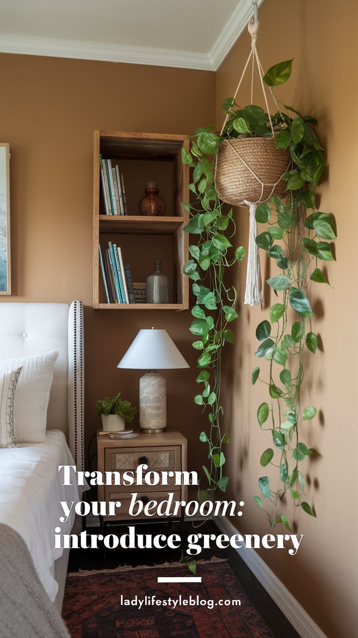 Refresh Your Bedroom Introduce Greenery