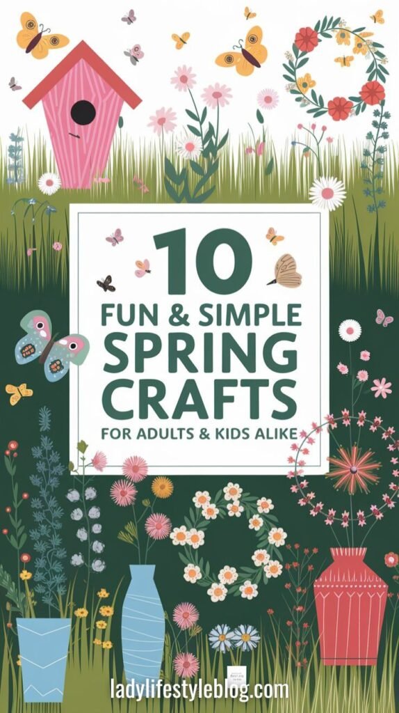 10 Fun & Simple Spring Crafts for Adults & Kids Alike 2026