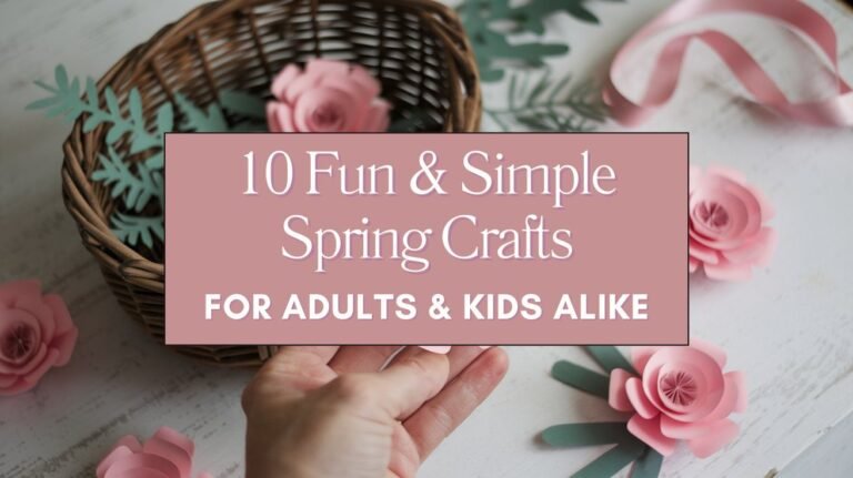 10 Fun & Simple Spring Crafts for Adults and Kids Alike Blog