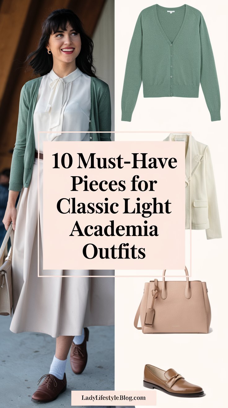 10 Must-Have Pieces for Classic Light Academia Outfits