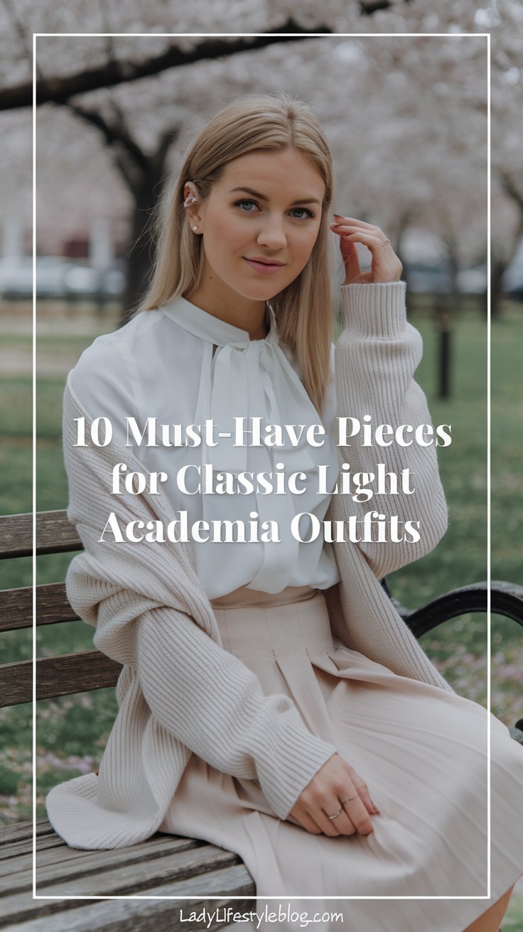 10 Must-Have Pieces for Light Academia Outfits