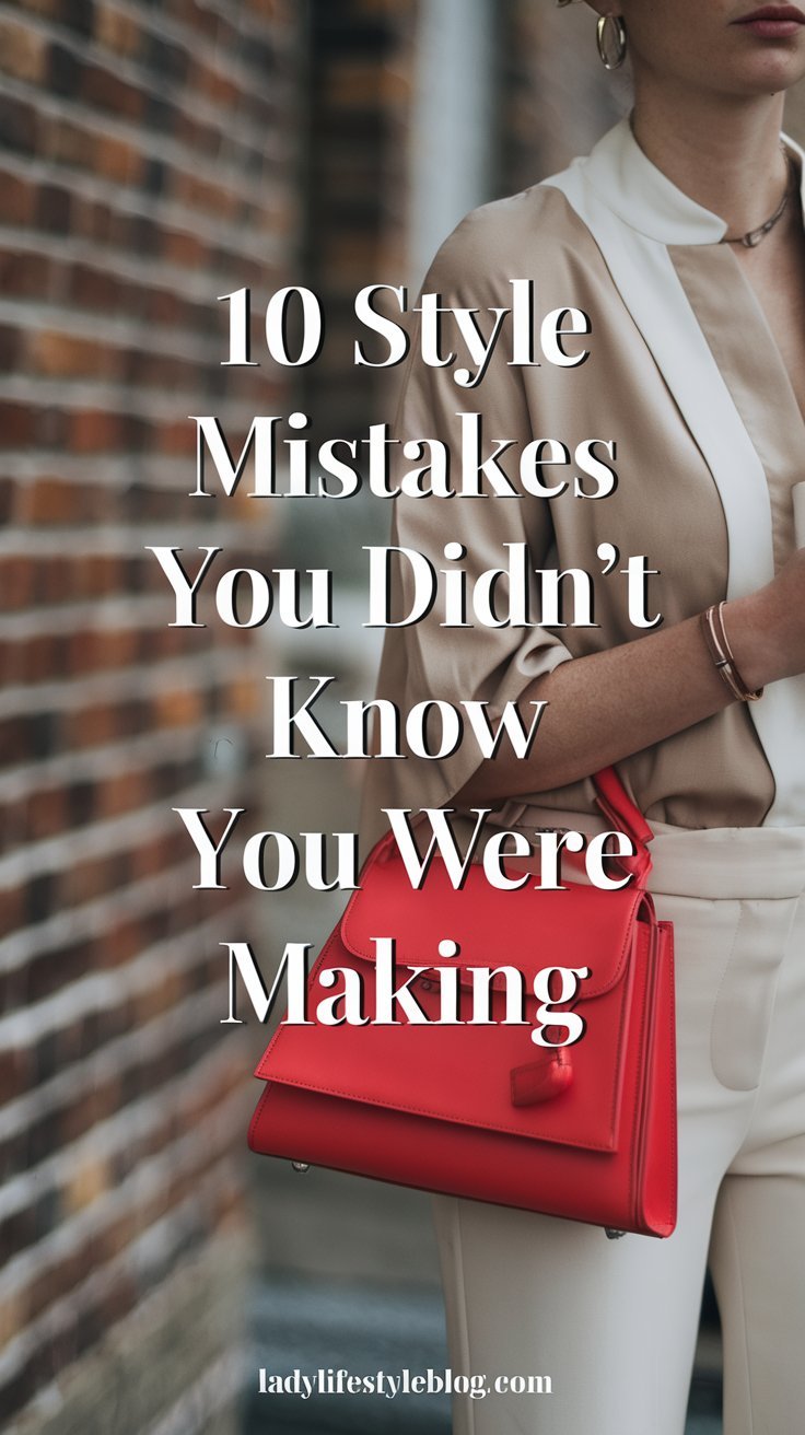 10 Style Mistakes You Didn't Know You Were Making