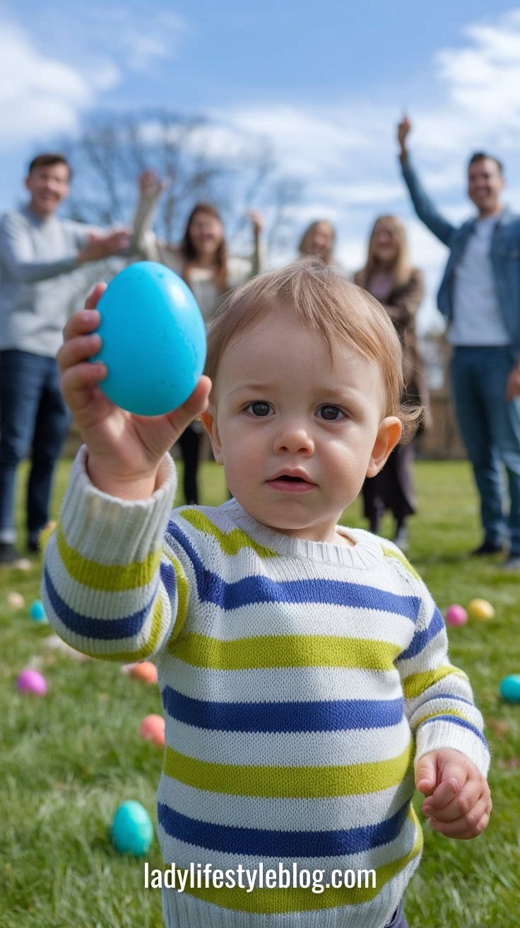 Easter Egg Hunt Fun Family Photoshoot