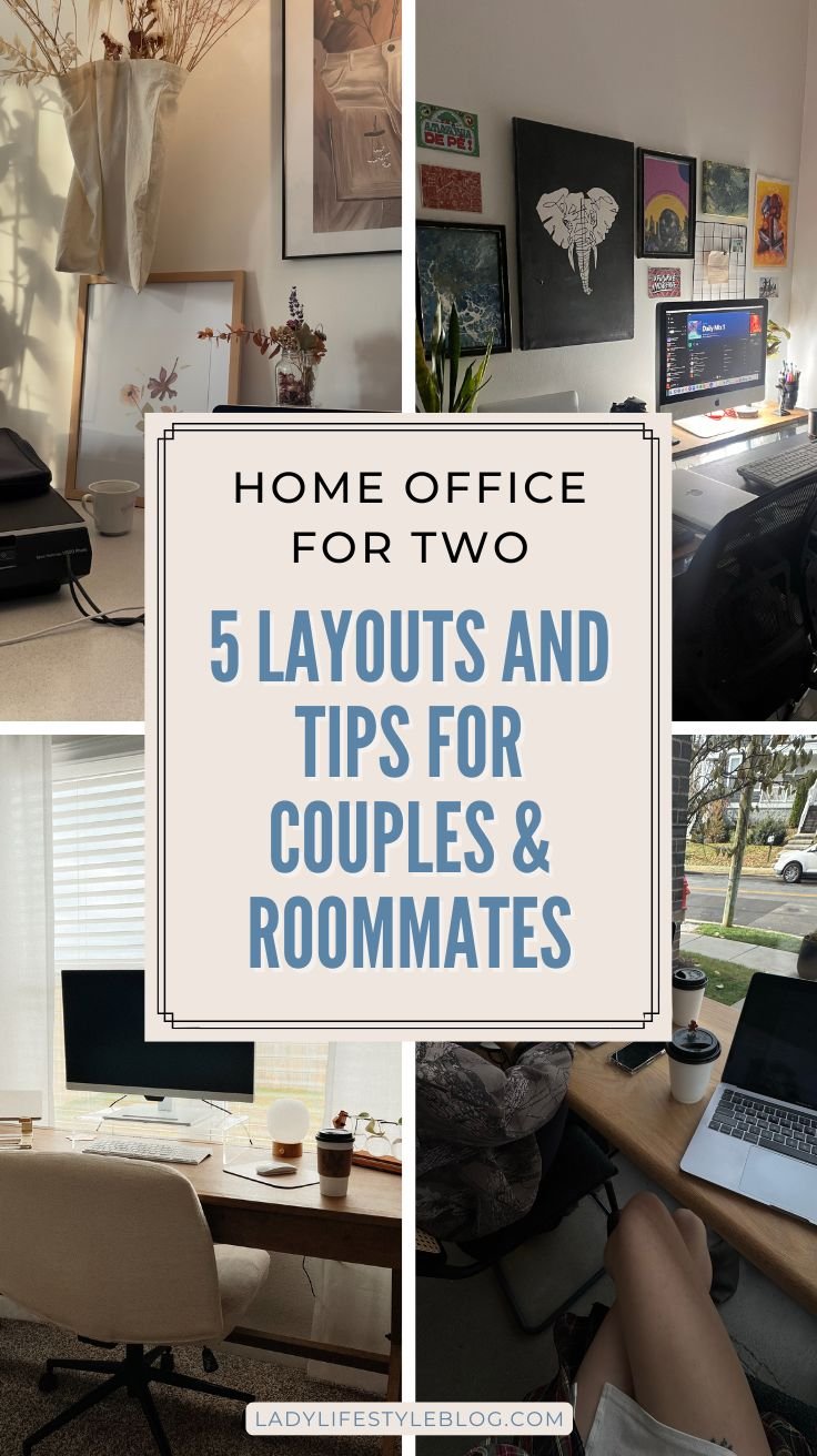 Home Office for Two 5 Layouts and Tips for Couples & Roommates