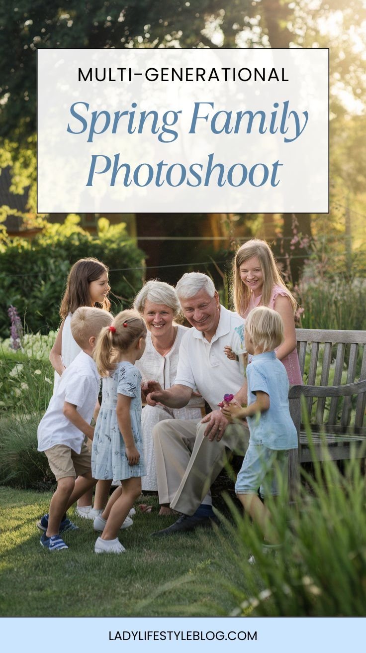 Multi-Generational Spring Family Photoshoot