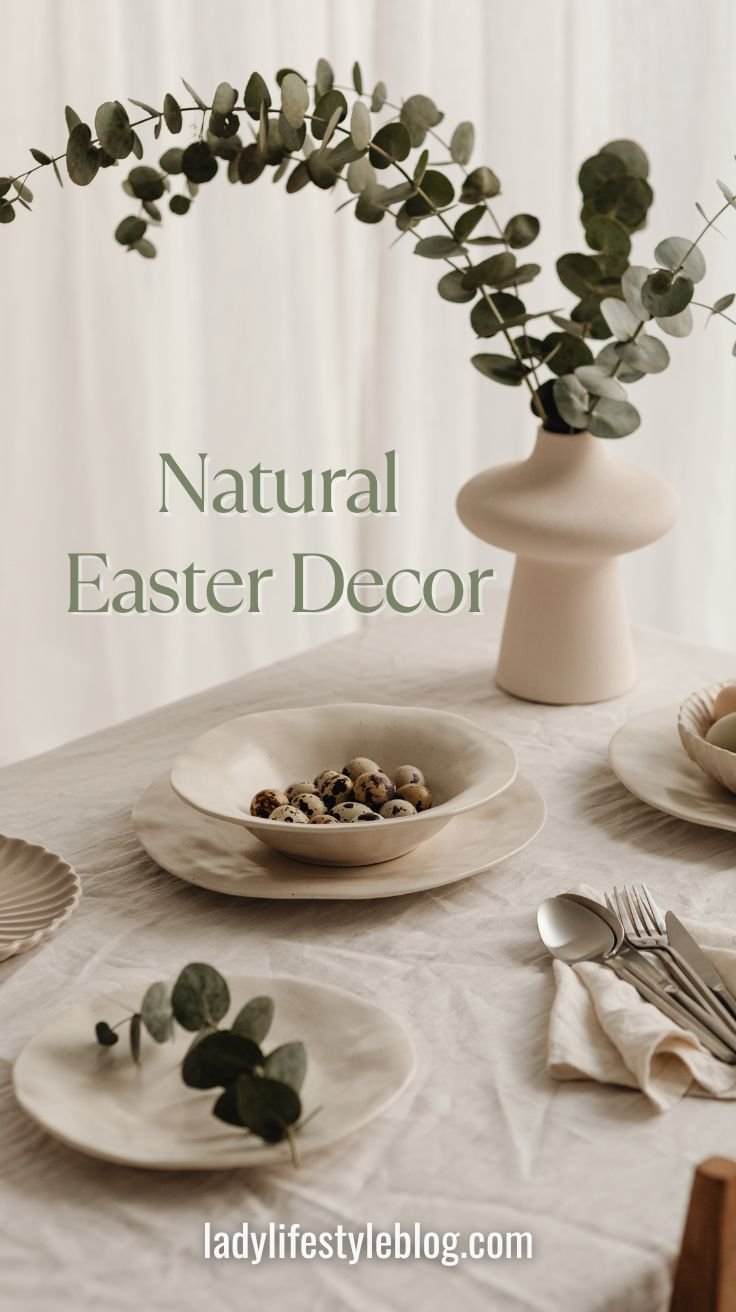 Natural Easter Decor for a Modern Home