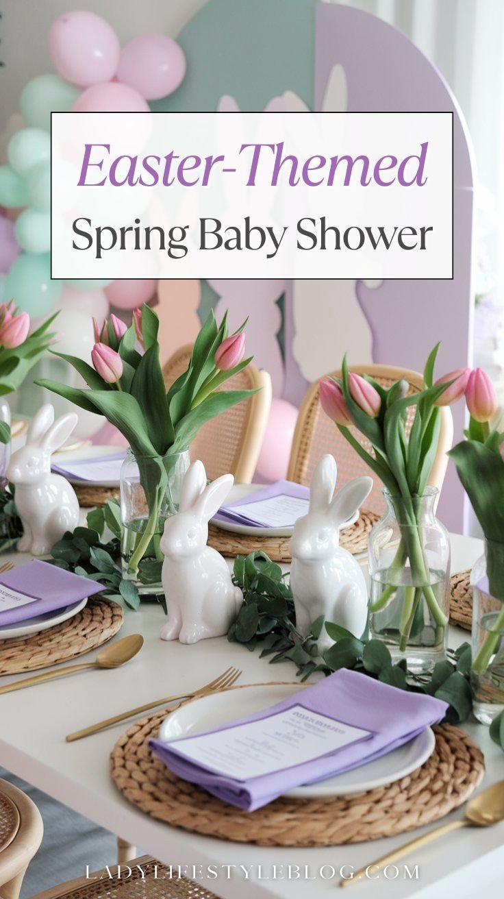 Pastel Easter-Themed Baby Shower