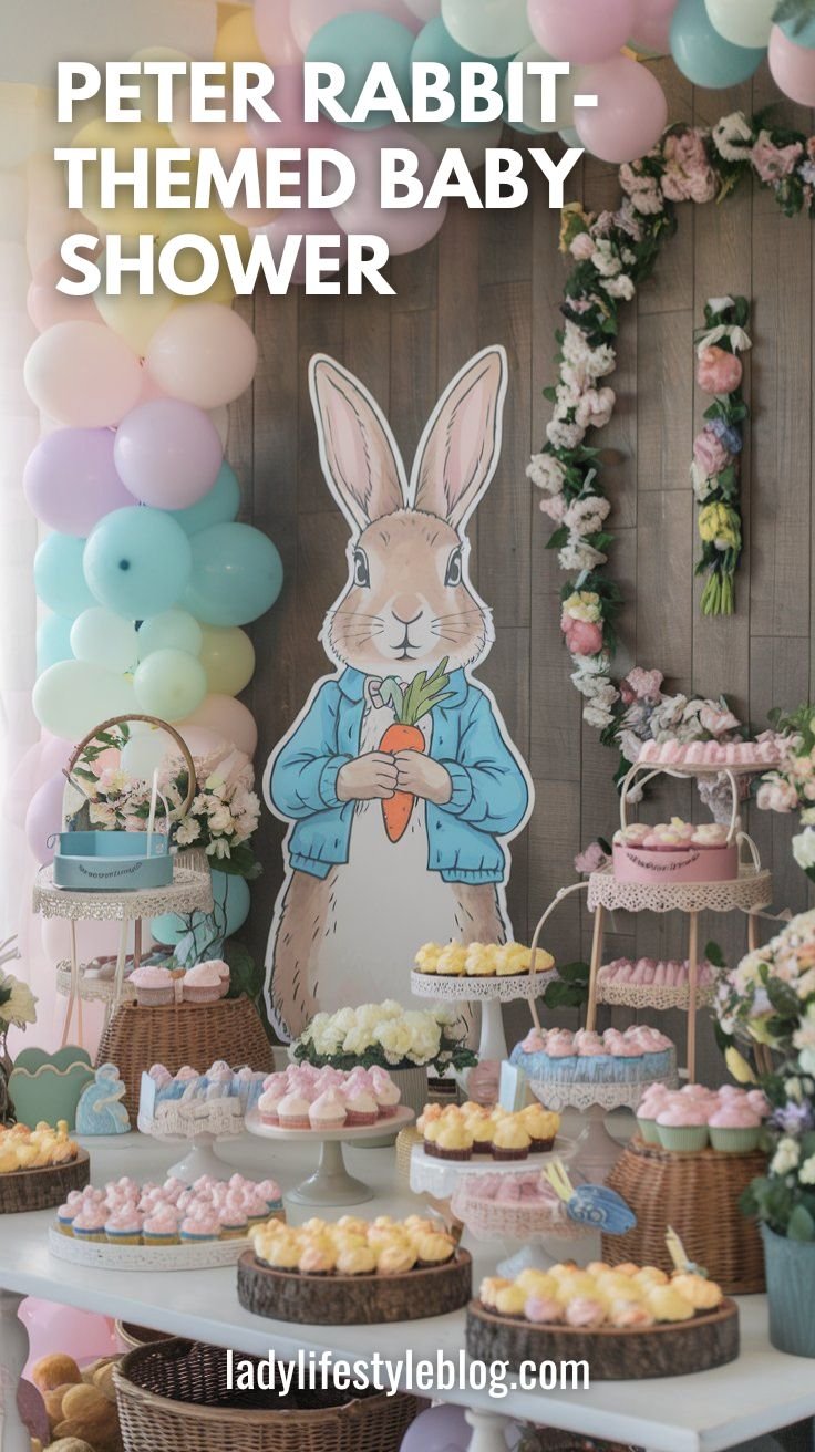 Peter Rabbit-Themed Baby Shower