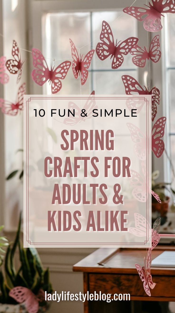 Simple Spring Crafts for Adults and Kids