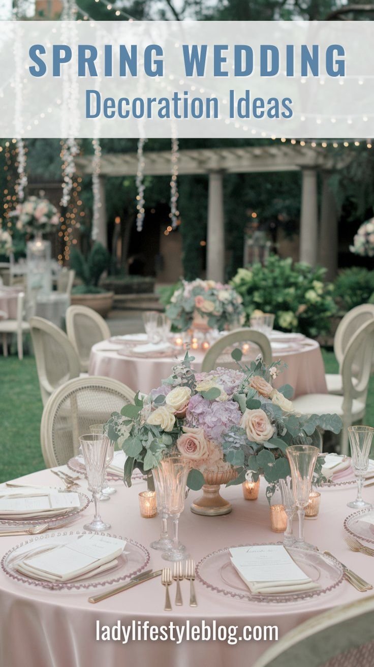 Spring Wedding Decoration Ideas