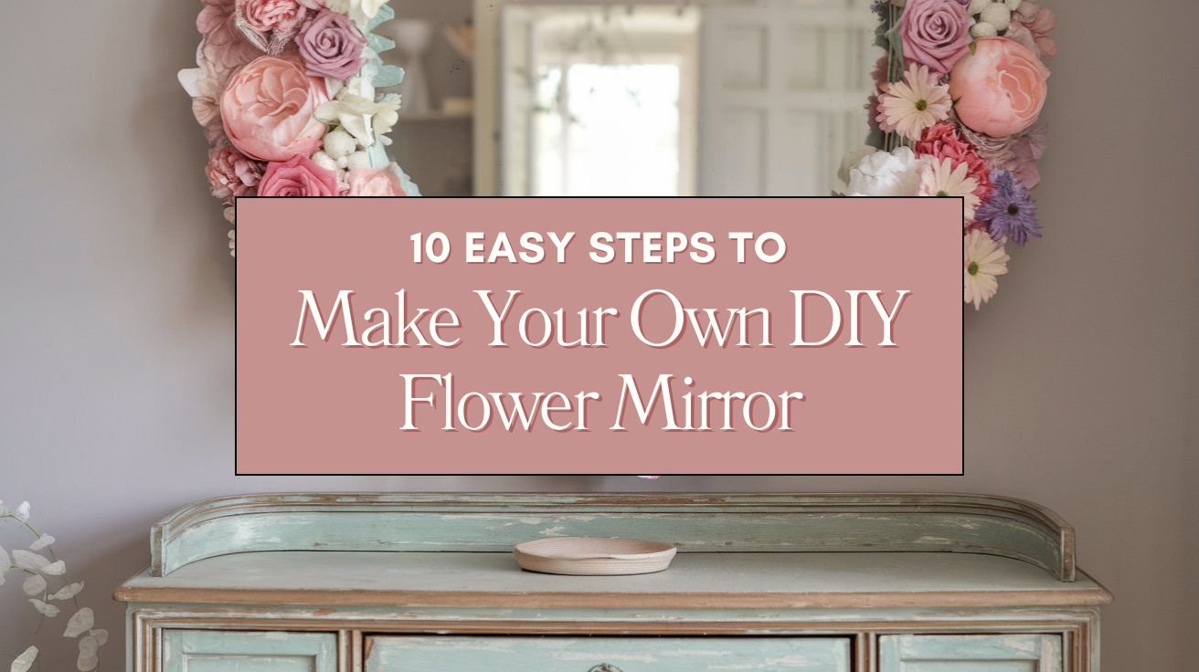 10 Easy Steps to Make Your Own DIY Flower Mirror Blog