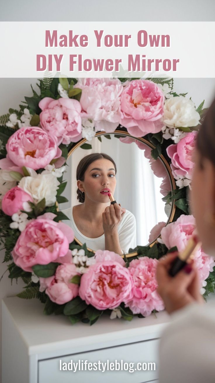 10 Easy Steps to Make Your Own DIY Flower Mirror