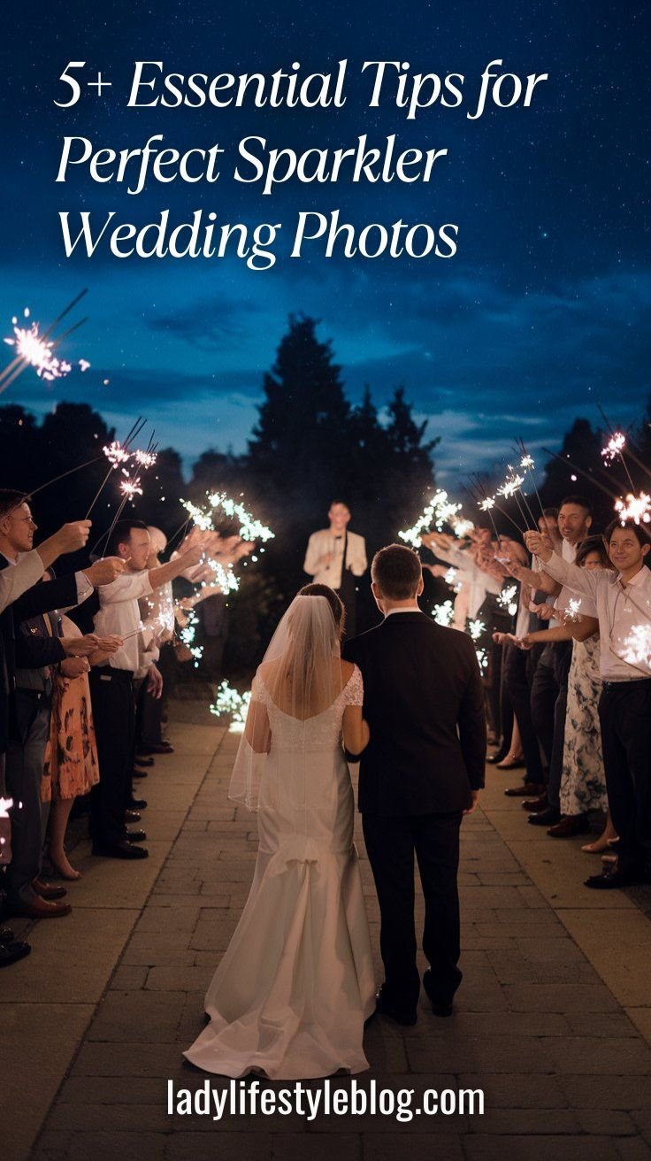 5+ Essential Tips for Sparkler Wedding Photos