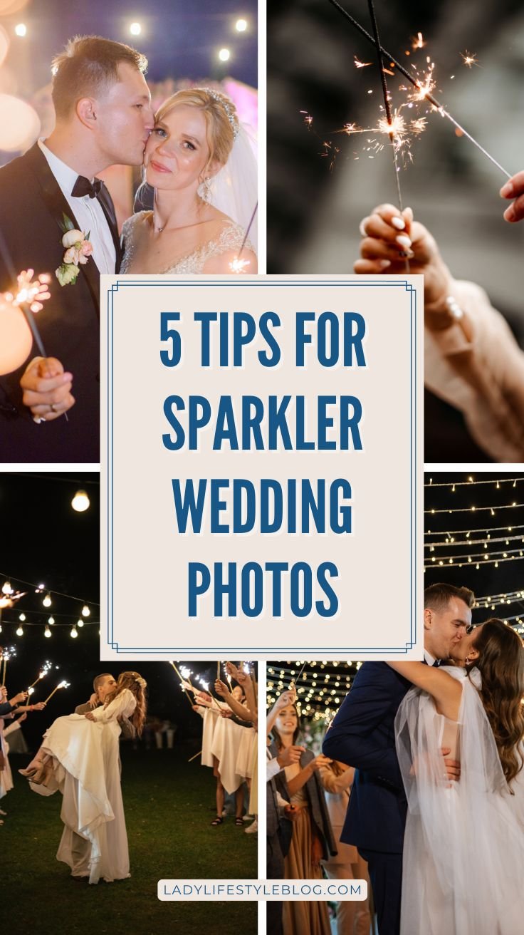5 Tips for Sparkler Wedding Photos