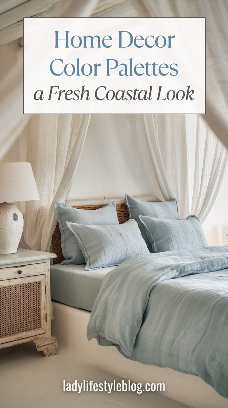 7 Blue & White Home Decor Color Palettes for a Coastal Vibe