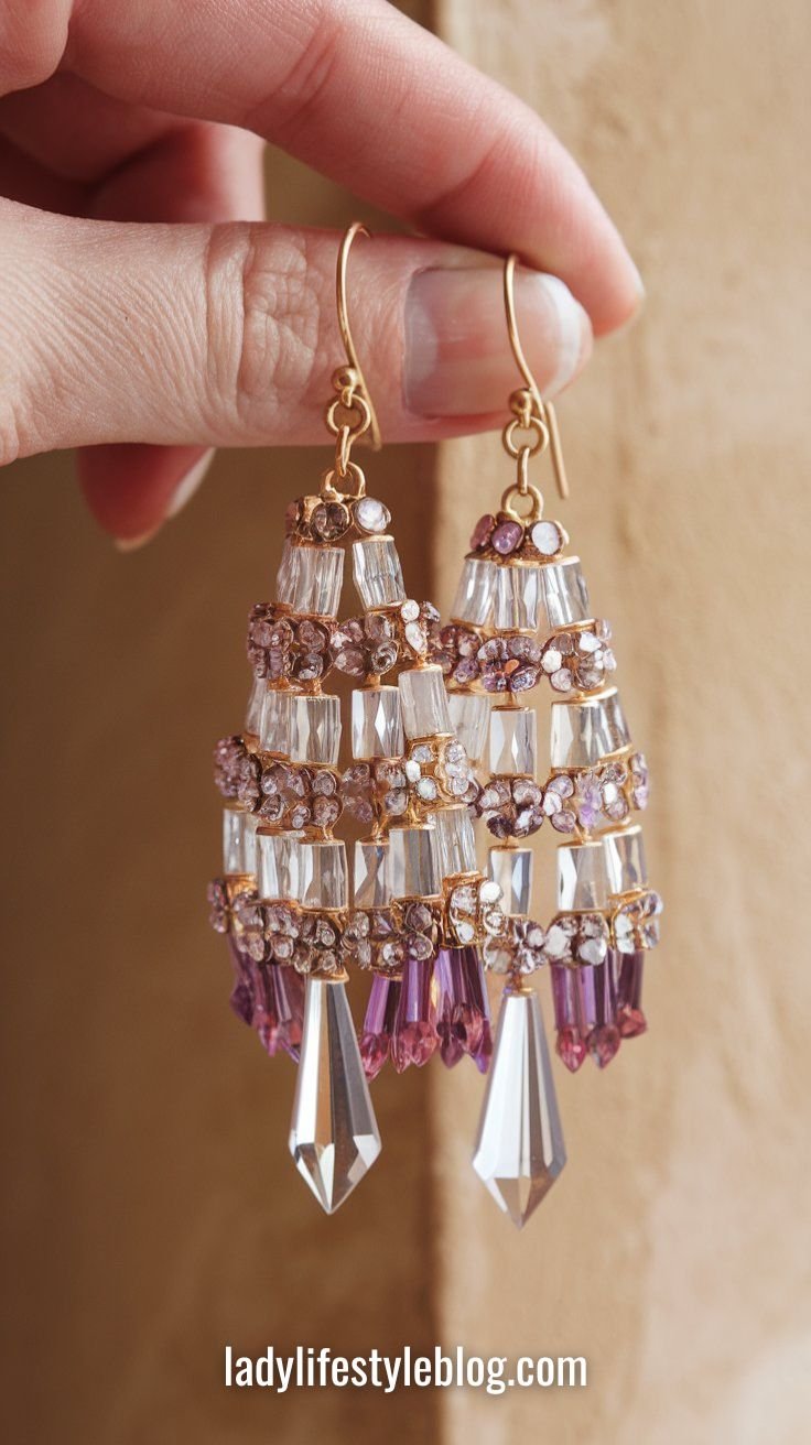 Crystal Dangle Earrings