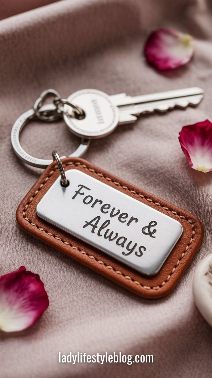 Custom Keychain with a Special Message