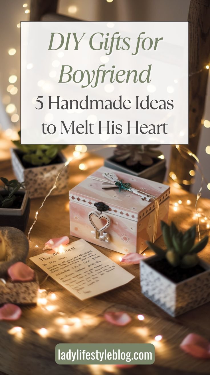 DIY Gifts for Boyfriend 5 Handmade Ideas to Melt His Heart