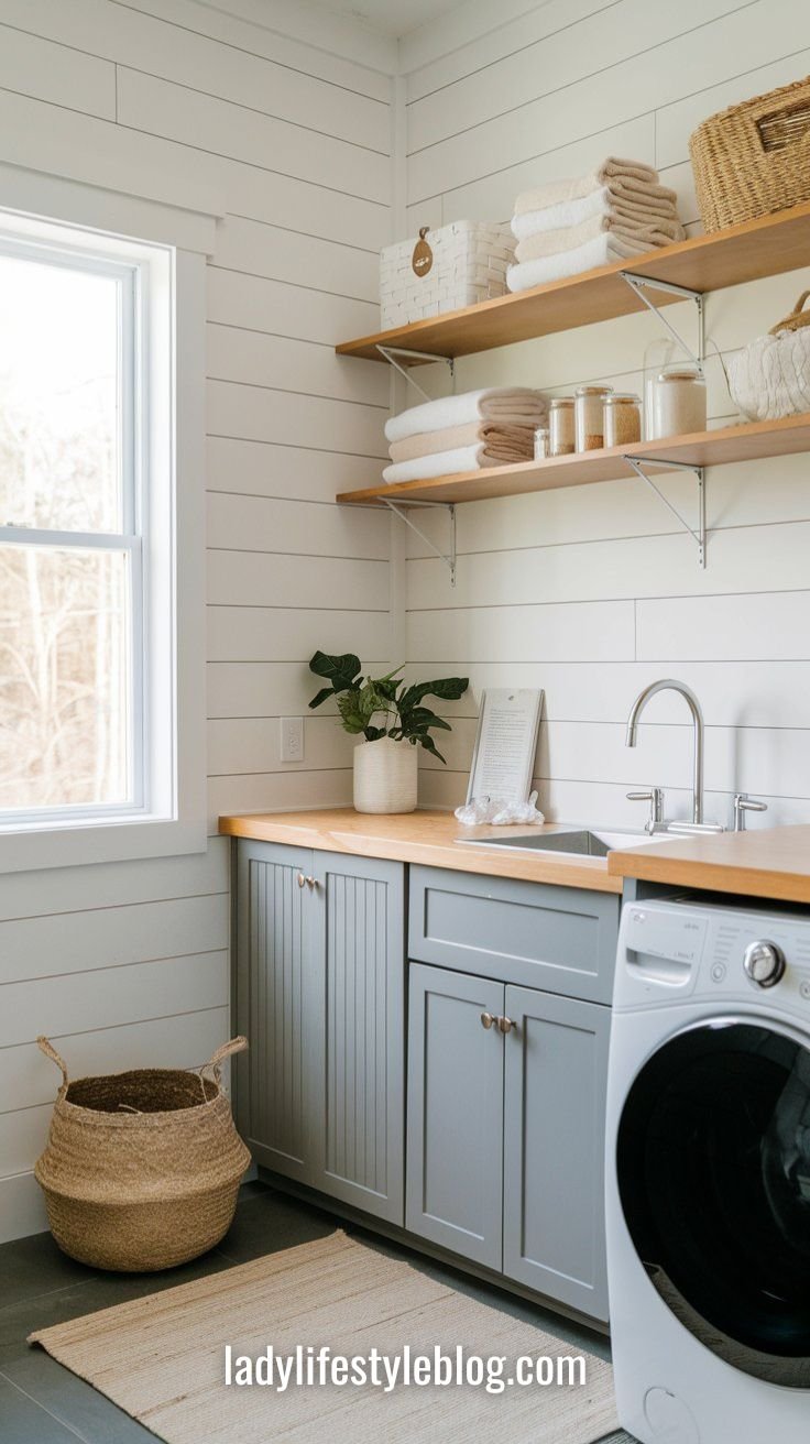 Farmhouse Laundry Room Makeover