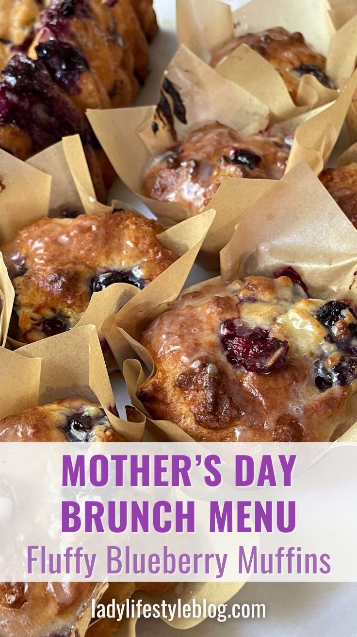 Fluffy Blueberry Muffins