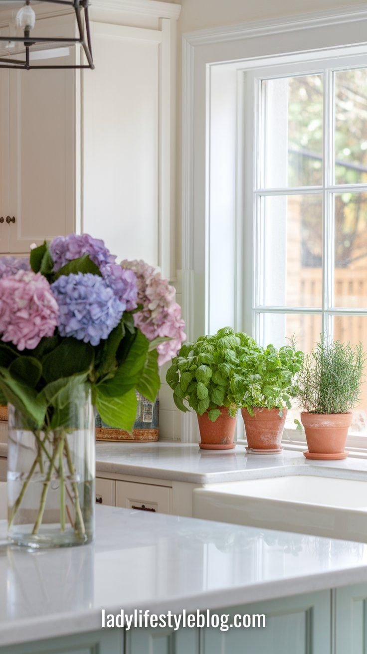 Fresh Flowers and Greenery