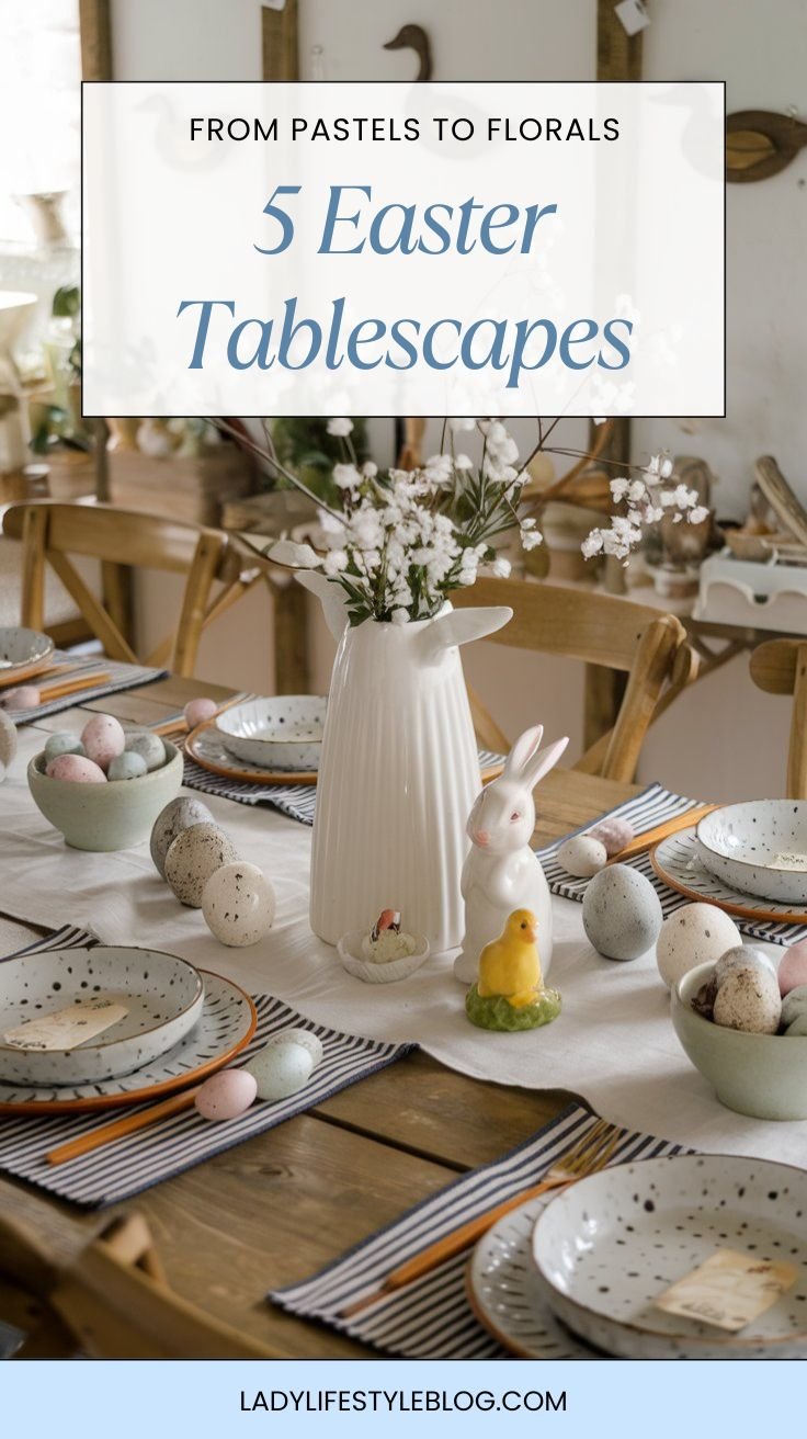 From Pastels to Florals 5 Easter Tablescape Ideas