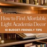 How to Find Affordable Light Academia Decor 10 Budget-Friendly Tips Blog