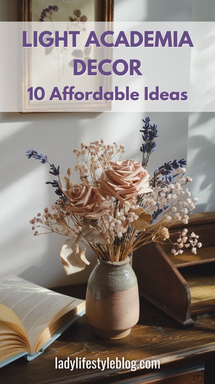 Light Academia Decor 10 Budget-Friendly Tips