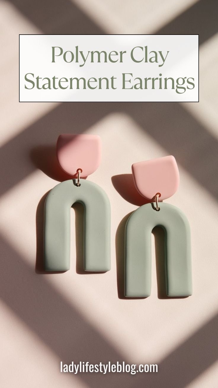 Polymer Clay Statement Earrings