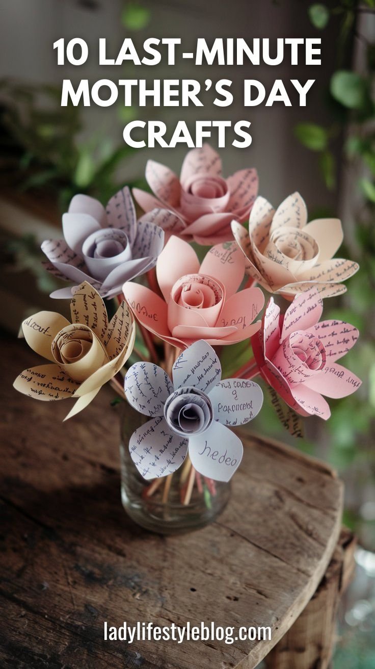 Recycled Paper Flowers