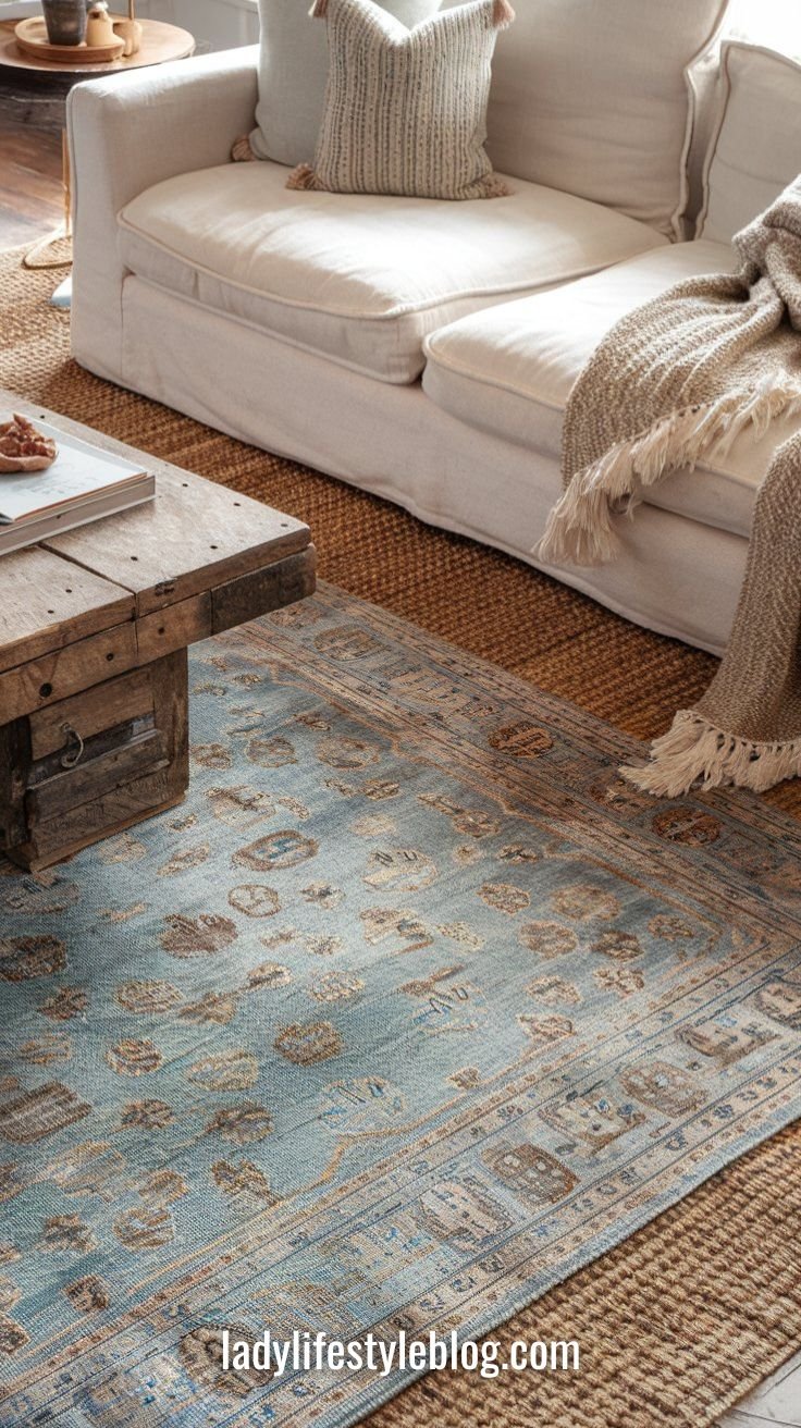 Swap Traditional Rugs for Vintage-Inspired Patterns