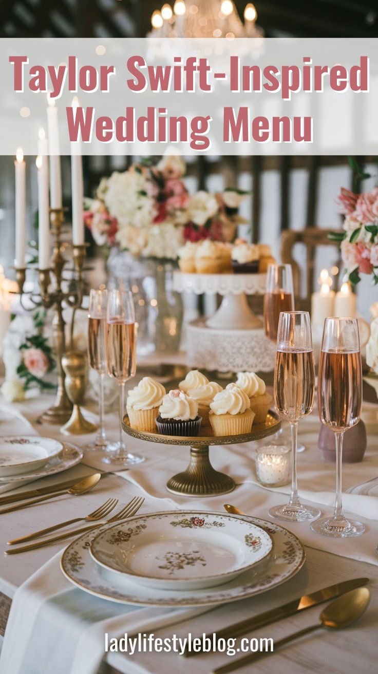 Taylor Swift-Inspired Wedding Menu