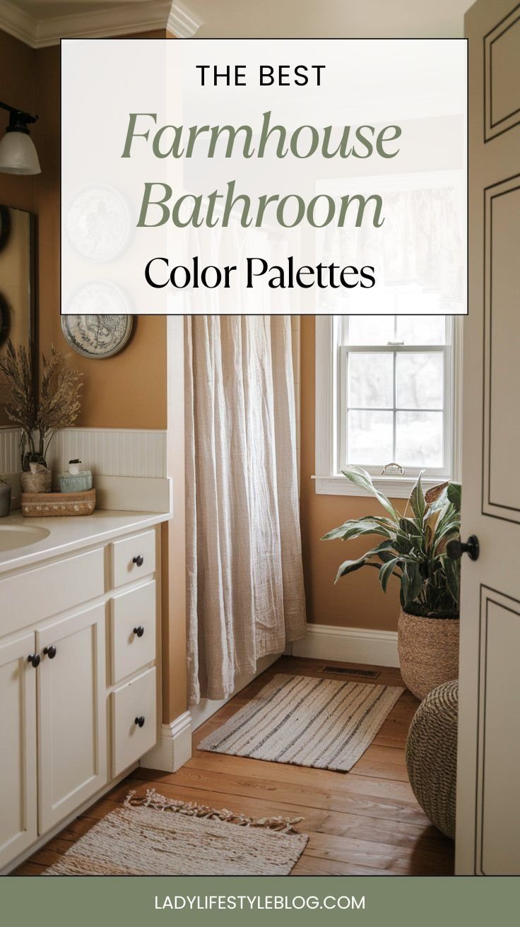 The Best Farmhouse Bathroom Color Palettes