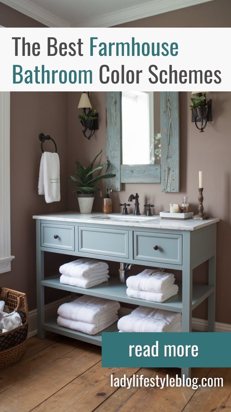 The Best Farmhouse Bathroom Color Schemes