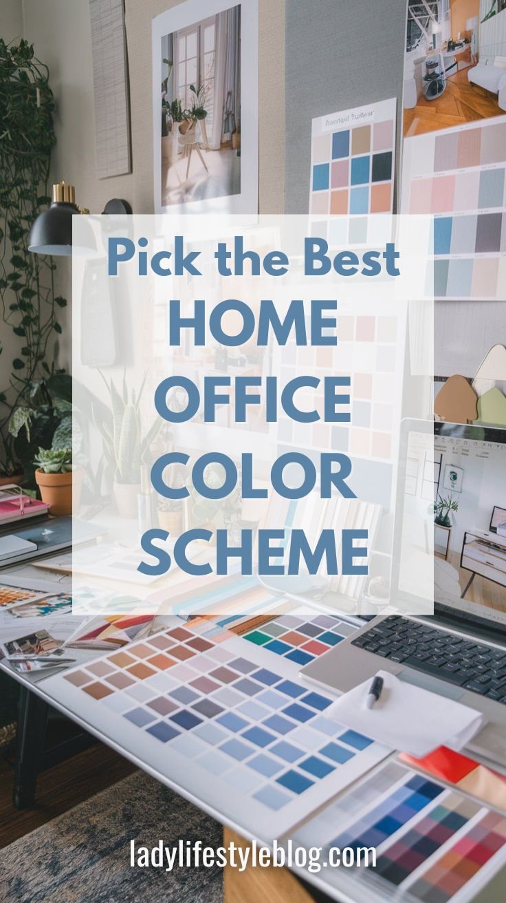 The Ultimate Guide to Picking a Home Office Color Scheme