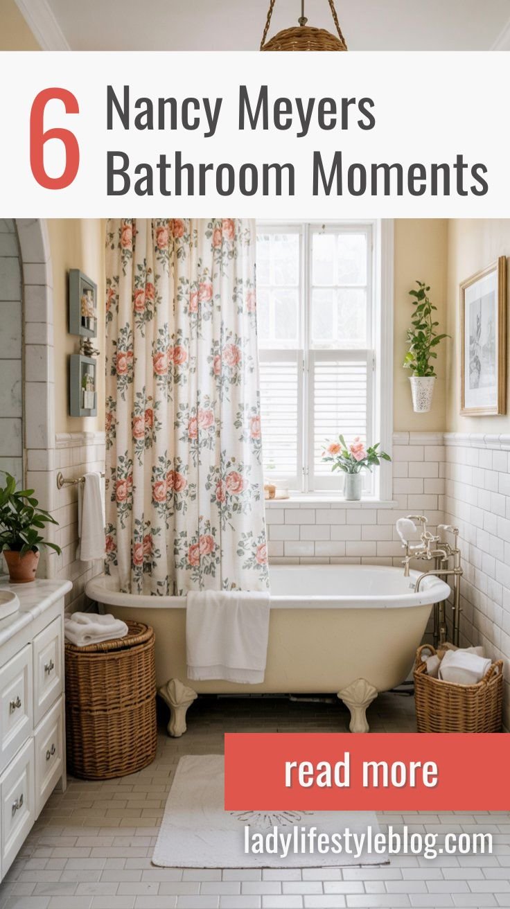 6 Nancy Meyers Bathroom Moments We Love