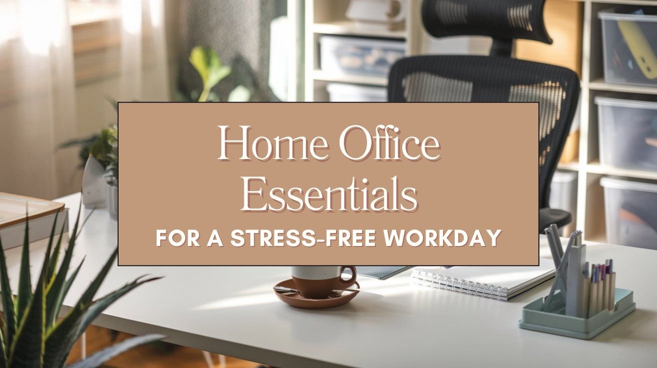 Home Office Essentials for a Stress-Free Workday Blog