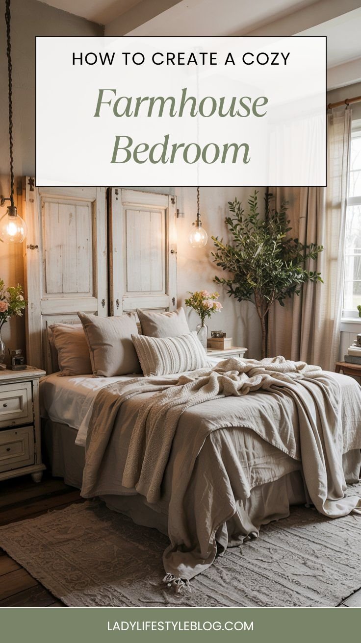 How to Create a Cozy Farmhouse Bedroom on Any Budget