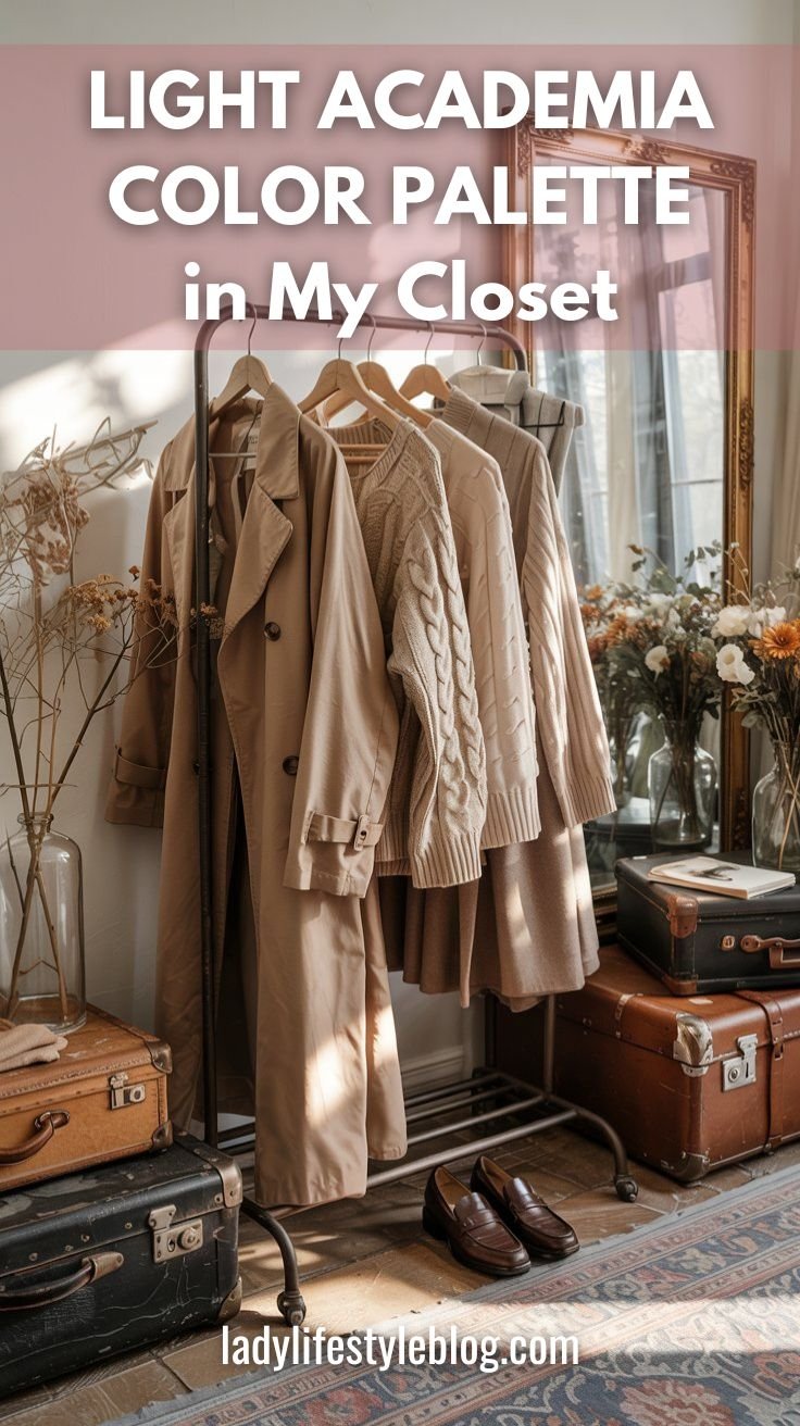 Light Academia Color Palette in My Closet