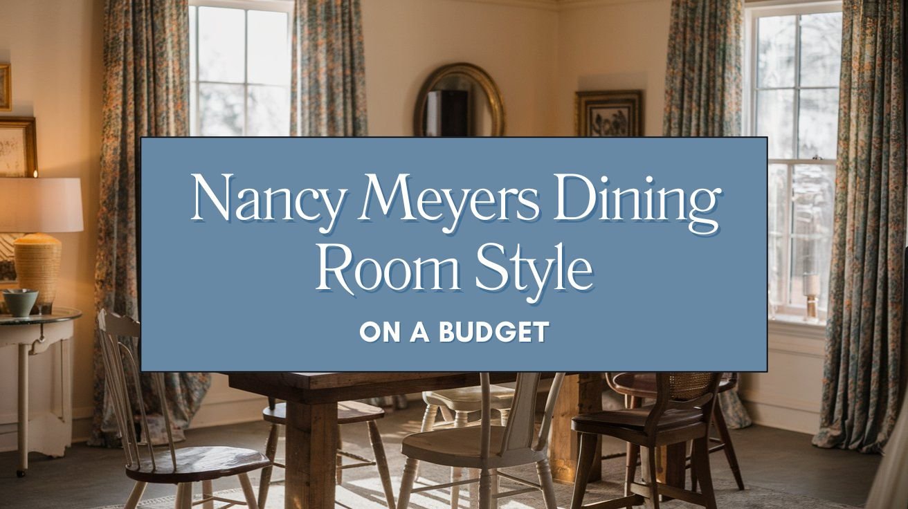 Nancy Meyers Dining Room on a Budget Blog