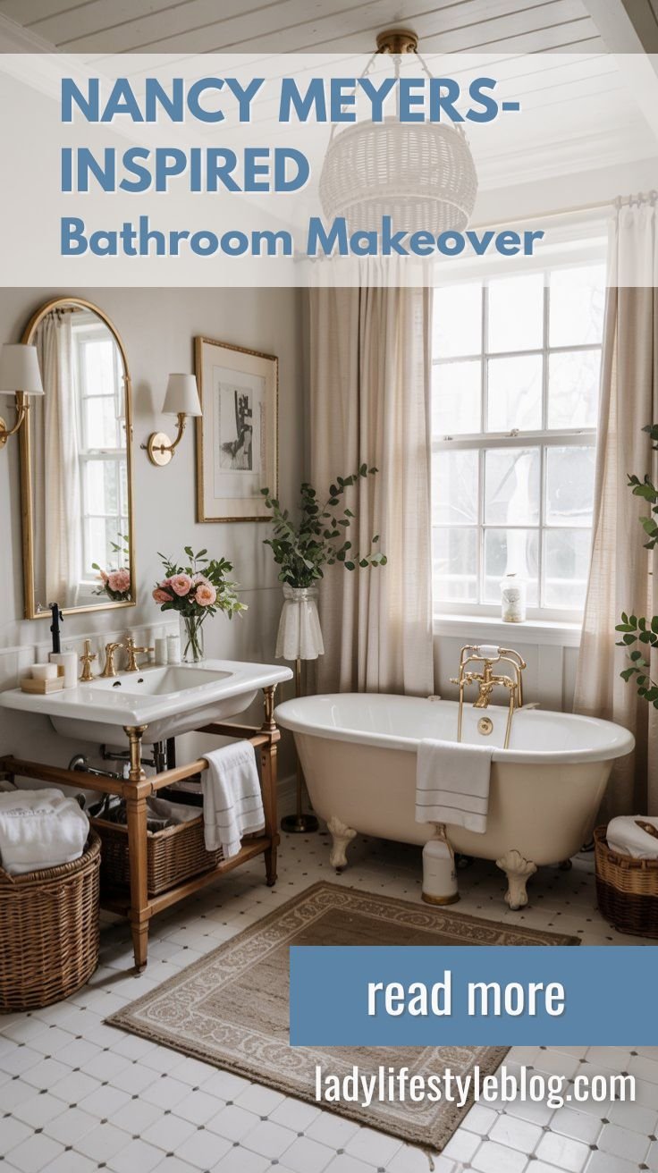 Nancy Meyers-Inspired Bathroom Makeover