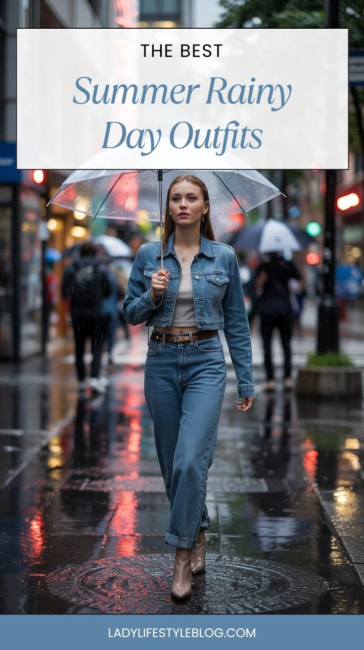 The Best Summer Rainy Day Outfits to Try